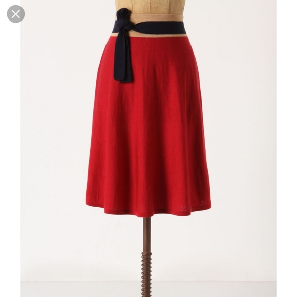Anthropologie Dresses & Skirts - Anthropologie color blocked sweater skirt